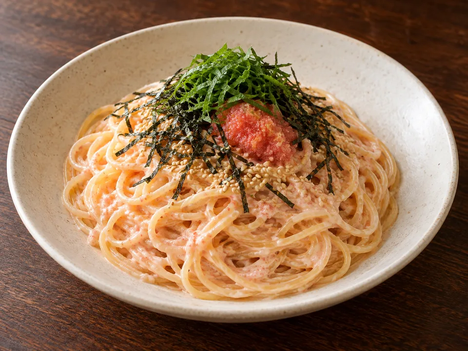 冷製明太子のスパゲッティー